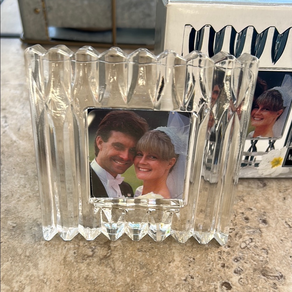 Mikasa Silver glass Picture Frame